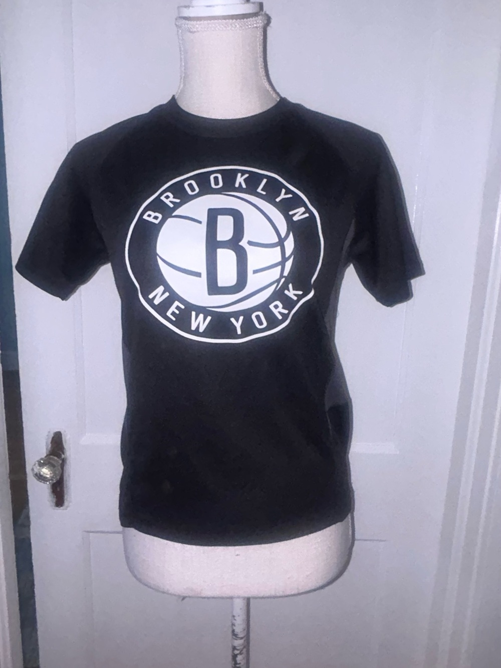 Womens Brooklyn New York Graphic Tee - Black & White size small